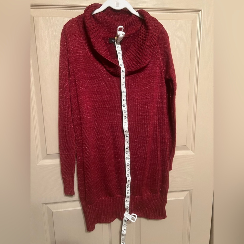 AB Studio Women's Sparkling Berry Sweater - Picture 5 of 9